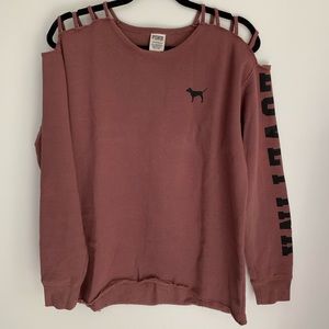 PINK crewneck sweater